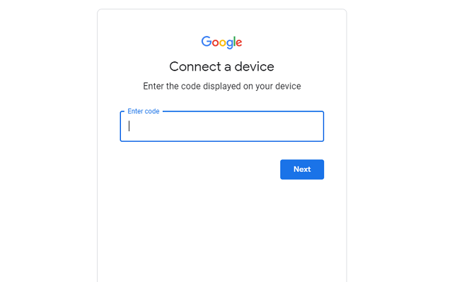 Google com Device – Connect a Device