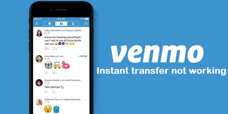 venmo instant transfer not working